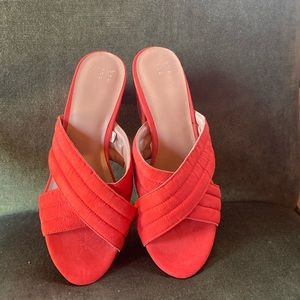 Red Sandals size 9